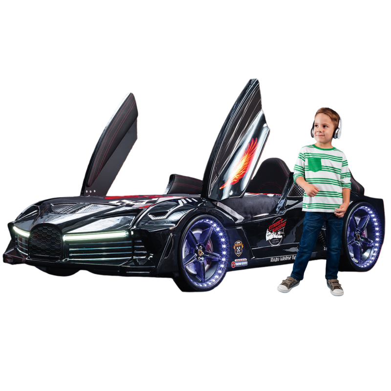 Real Frost Turbo Race Car Beds for Children